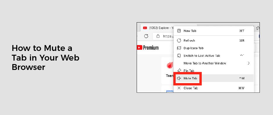 How to Mute a Tab in Your Web Browser